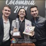 Alejandro Gaviria Asesor ProColombia, Yeferson Ávila Ganador World Class 2019 y Álvaro Cárdenas Gerente General Diageo Colombia