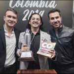 Alejandro Gaviria Asesor ProColombia, Yeferson Ávila Ganador World Class 2019 y Álvaro Cárdenas Gerente General Diageo Colombia