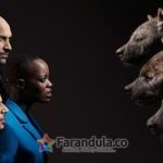 El Rey León – Disney – Florence Kasumba y Keegan-Michael Key con las hienas Azizi, Shenzi y Kamari