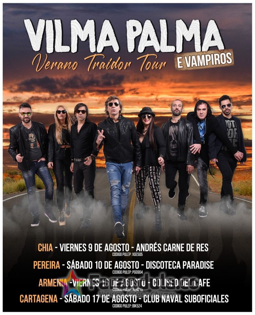 Verano Traidor Tour Vilma Palma E Vampiros en Colombia