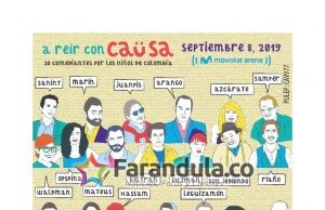 `A reír con causa’ el evento social más importante de Colombia, reúne por primera vez a los 20 comediantes más reconocidos del país