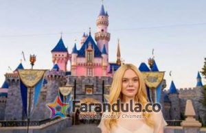 Visita sorpresa de Elle Fanning en Disneyland