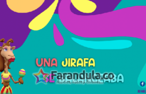 Cachita La Jirafa interpreta la nueva canción de Jungle Party