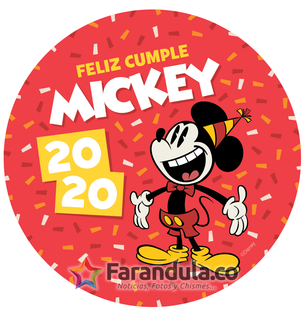 Feliz cumpleaños Mickey Mouse!