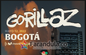 Gorillaz celebrará 20 años en el Movistar Arena de Bogotá