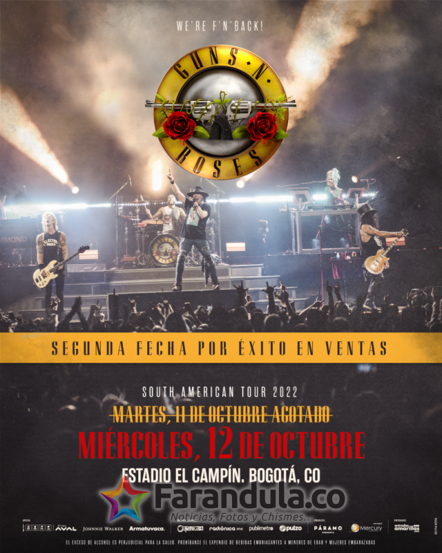 Guns N’ Roses Colombia