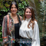 Kathy Sáenz (actriz y empresaria) y Marcela Sánchez (Jefe de proyecto feria Belleza y Salud).