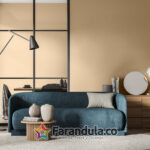 Canvas,In,The,Beige,Living,Room,Interior,With,A,Sideboard,
