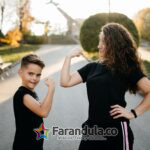 mother-son-spend-time-outdoors-park