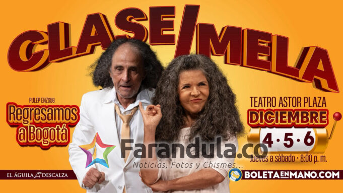 A petición del público regresa a Bogotá El Aguila Descalza con su nuevo éxito de temporada «Clase mela»