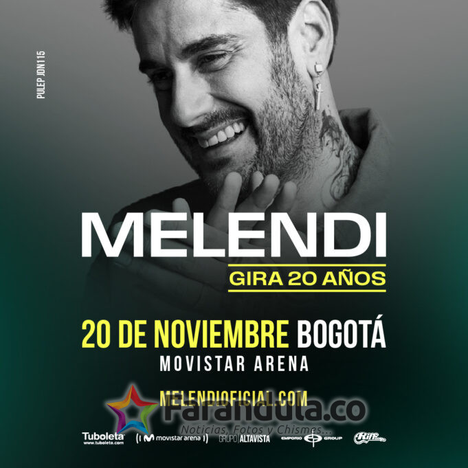 Bogotá y Barranquilla se preparan para recibir a Melendi