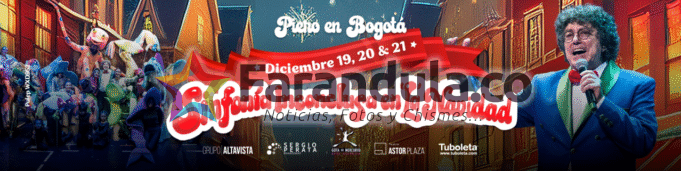 Piero regresa con «La Sinfonía inconclusa en Navidad» a Bogotá