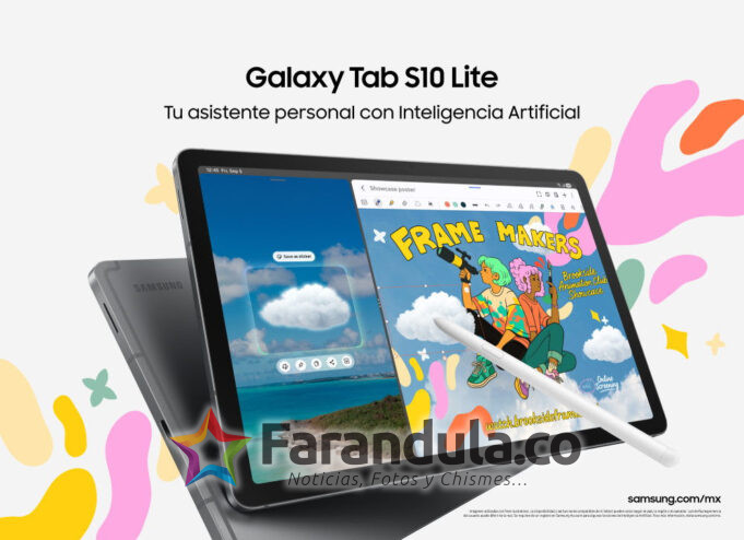 Estudia, crea y organízate con la Galaxy Tab S10 Lite