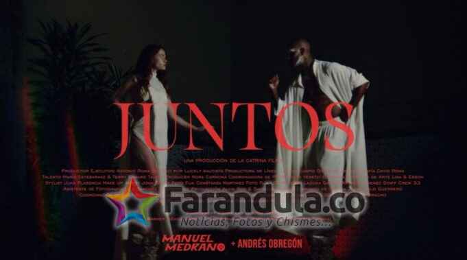 Manuel Medrano estrena con el mexicano Andrés Obregón el video de “Juntos”, la balada que enamoró al Palacio de los Deportes de CDMX