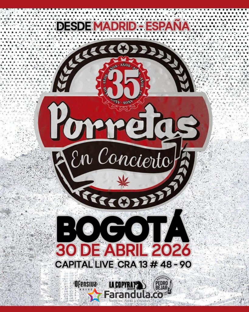 La banda española Porretas debuta en Colombia en su gira de 35 aniversario 1