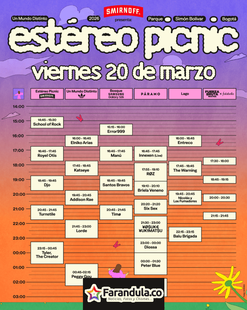 ¡Los horarios del FEP 2026 ya están aquí! 1