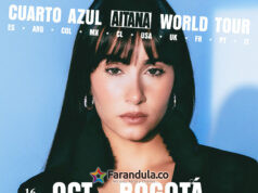 Aitana anuncia su show en Bogotá como parte de “Cuarto Azul World Tour”
