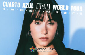 Aitana anuncia su show en Bogotá como parte de “Cuarto Azul World Tour”