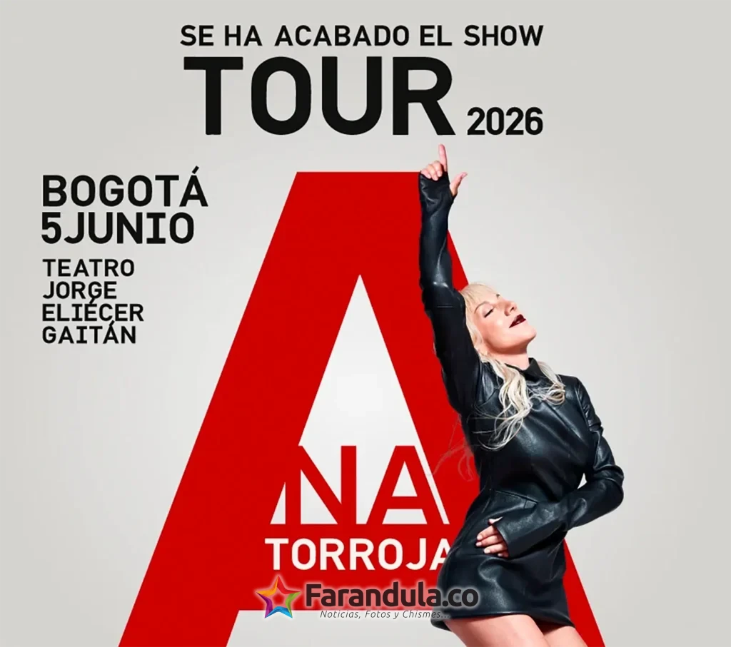 Ana Torroja Colombia 2026