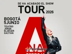 Ana Torroja llega a Colombia con su tour ’Se ha acabado el show’