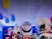 Reunidos por el ‘10’, Netflix juntó a las mascotas del fútbol colombiano para ver JAMES.