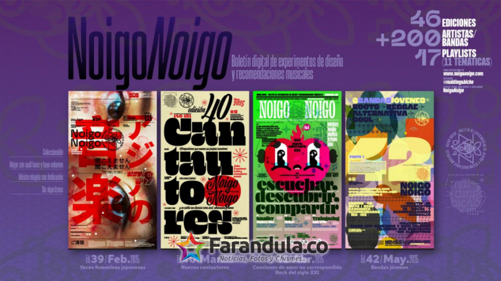 NoigoNoigo cumple 5 añosEl boletín que convirtió la curaduría musicalen una propuesta de diseño inolvidable 1
