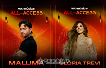 ViX Música All Access presenta nuevos episodios con Maluma y Gloria Trevi