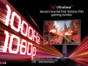 LG Electronics presenta el primer monitor gaming full hd con 1.000 hz nativo