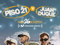 El parche está listo: Piso 21 y Juan Duque llegan al Movistar Arena para armar “Un plancito en el 21”