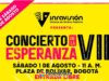 Este sábado Concierto de la Esperanza 2026 en Bogotá