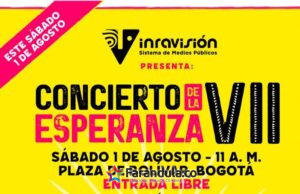 Este sábado Concierto de la Esperanza 2026 en Bogotá