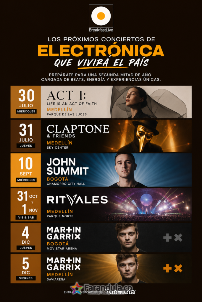 Colombia se prepara para una temporada histórica de música electrónica 1