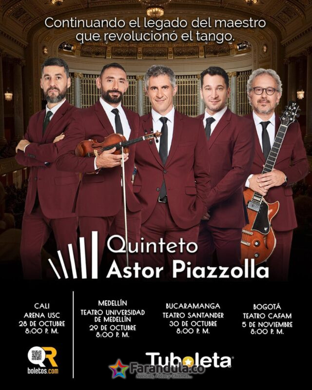 FLYER QUINTETO ASTOR PIAZZOLLA