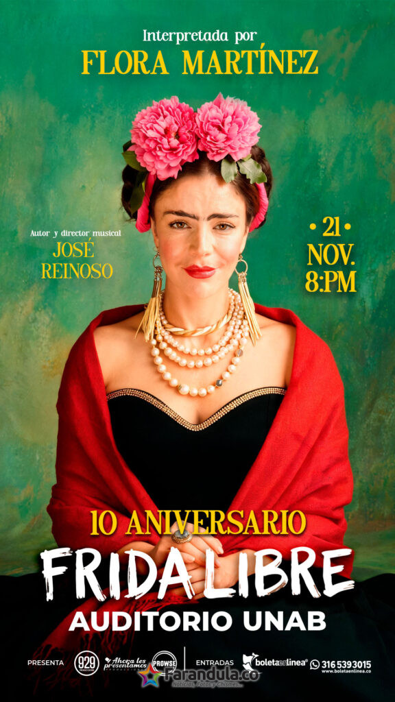 Flora Martínez regresa a las tablas con una versión renovadade su maravillosa obra "Frida Libre" 3