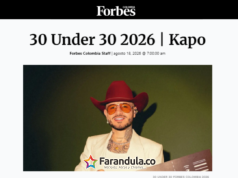 Kapo entra en la lista 30 Under 30 2026 de Forbes Colombia