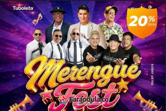 Eddy Herrera, Sergio Vargas, Rikarena, Hermanos Rosario y Jossie Esteban encabezan el Merengue Fest en Bogotá