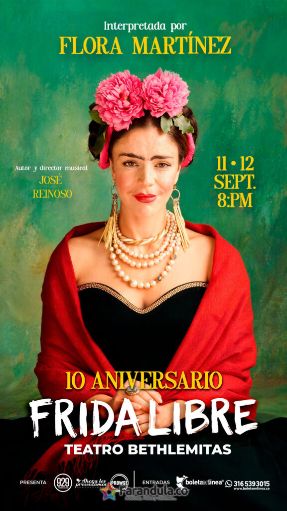 Flora Martínez regresa a las tablas con una versión renovadade su maravillosa obra "Frida Libre" 1