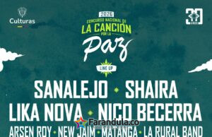 Concurso Nacional de la Canción por la Paz celebra 30 años impulsando el talento colombiano y la cultura de paz / Sogamoso, Boyacá | 14, 15 y 16 de agosto de 2026