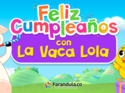 LA VACA LOLA, el reconocido personaje infantil colombiano, celebra por primera vez su cumpleaños