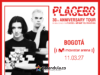Placebo celebra 30 años de historia con su regreso a Bogotá