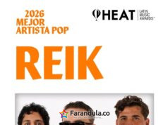 Reik, nominado a Mejor Artista Pop en los Heat Latin Awards 2026