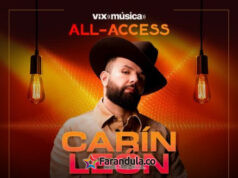 ViX Música All Access presenta un nuevo episodio exclusivo con Carín León el lunes 19 de octubre por Univision y ViX