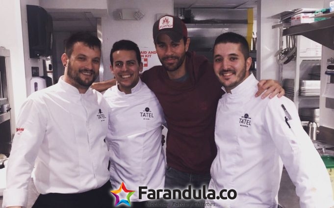 Enrique Iglesias quiere servirle comida española
