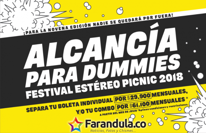 Festival Estéreo Picnic 2018 presenta: Alcancía Para Dummies