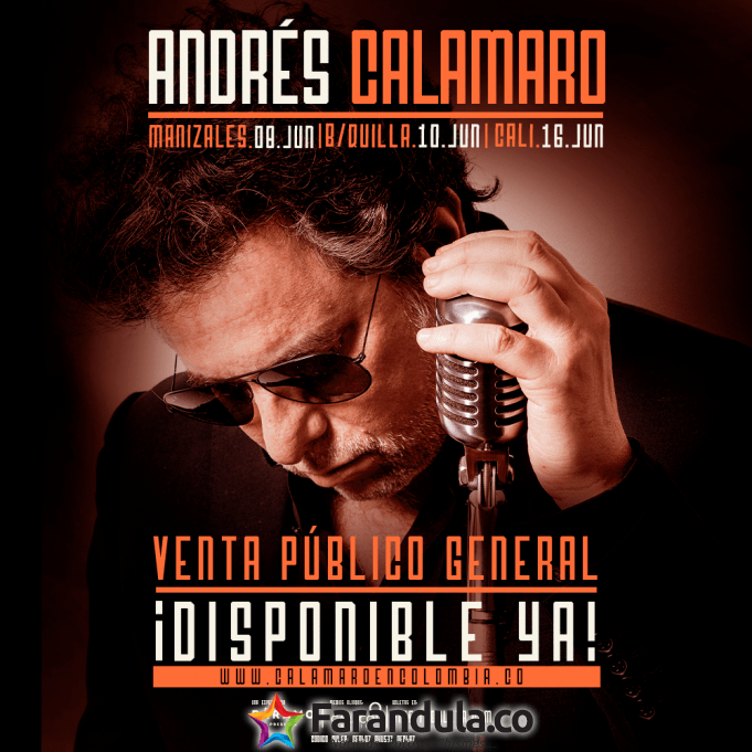 Calamaro en Colombia: Manizales, Barranquilla y Cali