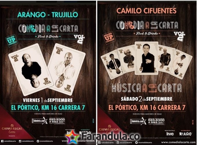 Este fin de semana: cierre de ‘Comedia a la carta Vol.2’