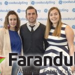 Cristina Campuzano, Pablo Gonzalez Gerente de mercadeo Gilmedica y Jen Paine Senior Manager of International Marketing Coolscupting
