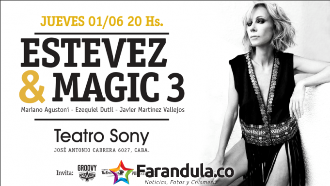 Primer show de Ines Estevez como solista junto a los Magic 3