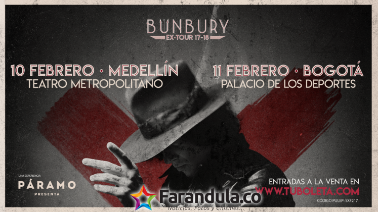 Enrique Bunbury Regresa A Colombia En Su Gira EX-TOUR