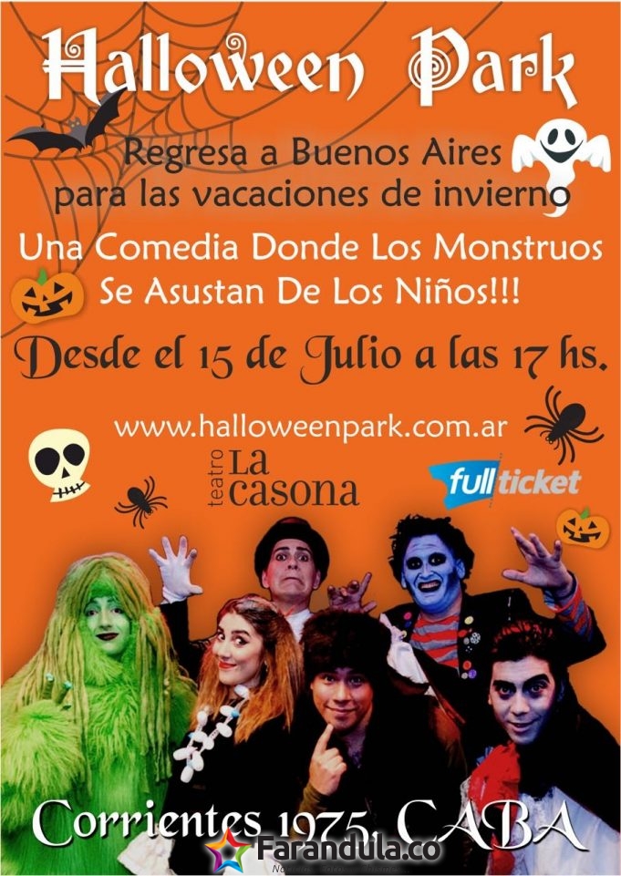 Halloween Park en Teatro La Casona de miércoles a domingos